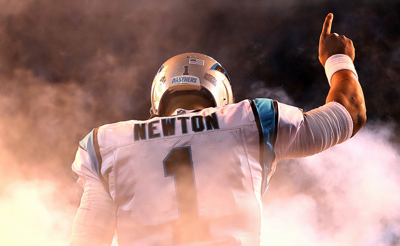 Cam Newton Panthers Super Bowl