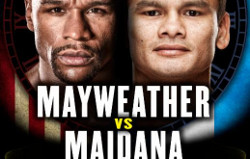 Poster for Mayweather vs Maidana