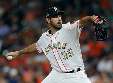 Justin Verlander Houston Astros MLB World Series odds