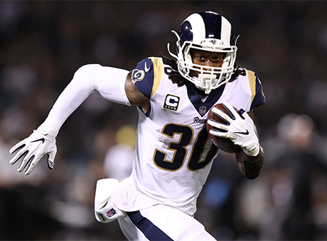 Todd Gurley Los Angeles Rams NFL Betting Top 5 Games Week 4
