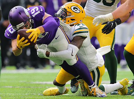 Adam Thielen NFL Betting Vikings Packers football