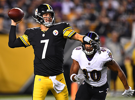 Ben Roethlisberger Pittsburgh Steelers Baltimore Ravens NFL Betting Week 9
