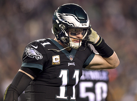 Carson Wentz Philadelphia Eagles NFL Betting Week 11