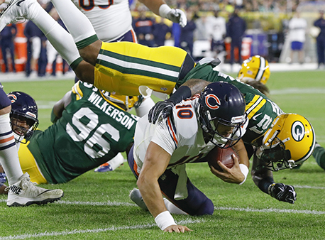 Mitch Trubisky Chicago Bears Green Bay Packers NFL Betting Week 15