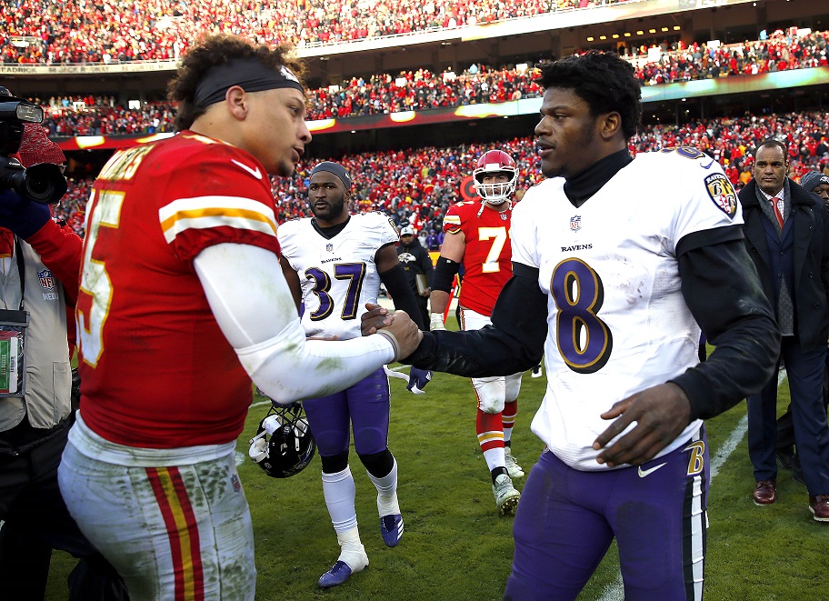 NFL Betting, Patrick Mahomes, Kansas City Chiefs, Lamar Jackson, Baltimore Ravens