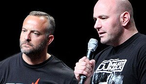 Lorenzo Fertitta and Dana White at Fighter Summit