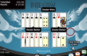 Playing pai-gow poker for real money at Bovada's excellent online casino.