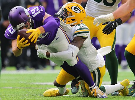 Adam Thielen NFL Betting Vikings Packers football